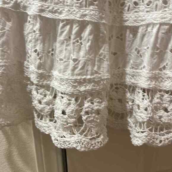 Skirt Lace- White eyelet lace skirt - different lace patterns - Picture 2 of 8